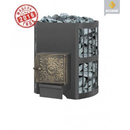 Дровяная печь для бани Везувий Оптимум Стандарт 14 (ДТ-3) без выносного тоннеля 2016